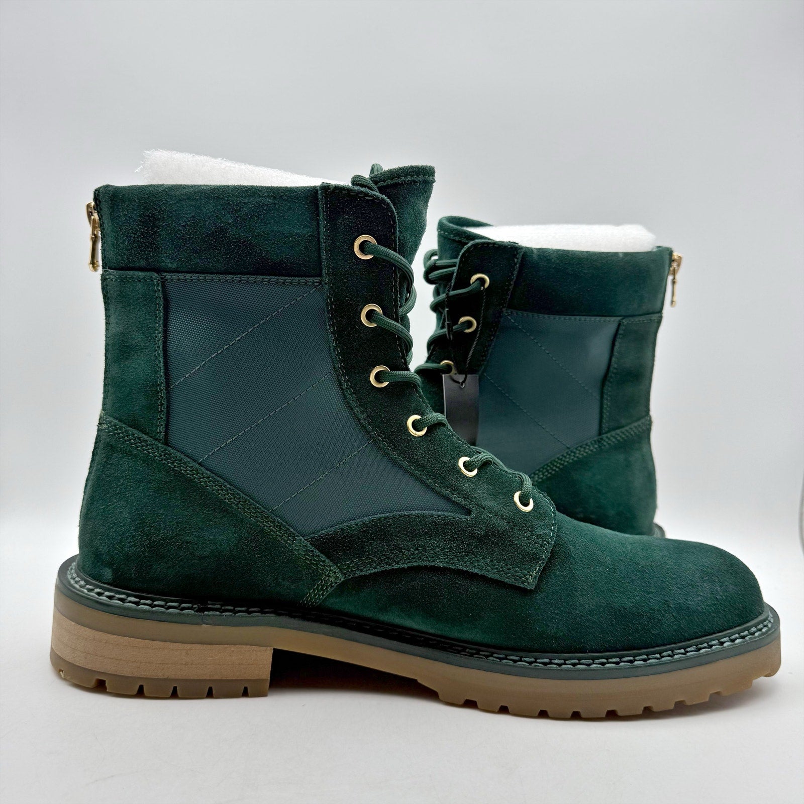 Saint Morta Mens Legion Ankle Boots US 12 Green Suede NIB