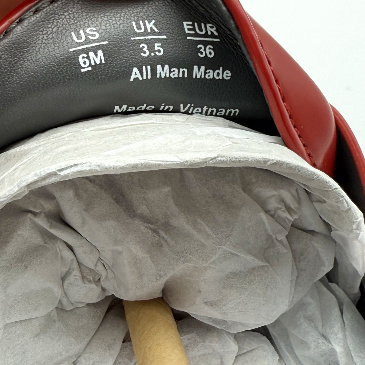 Franco Sarto Womens Eden Studded Loafers US 6 M EU 36 Red Slip On NIB