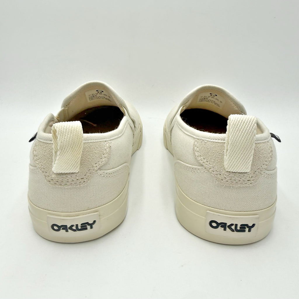 Oakley Mens B1B Classic Slip-on Casual Shoes Size 8 EU 41.5 White Sneakers NWOB