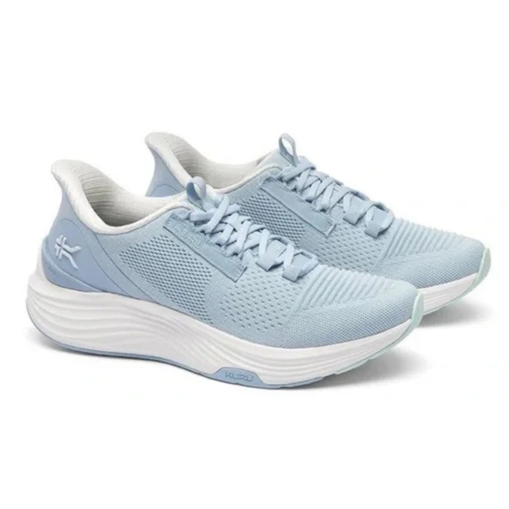 Kuru Womens Atom 2 Athletic Shoes Size 12 M Blue White Sneakers NWOB