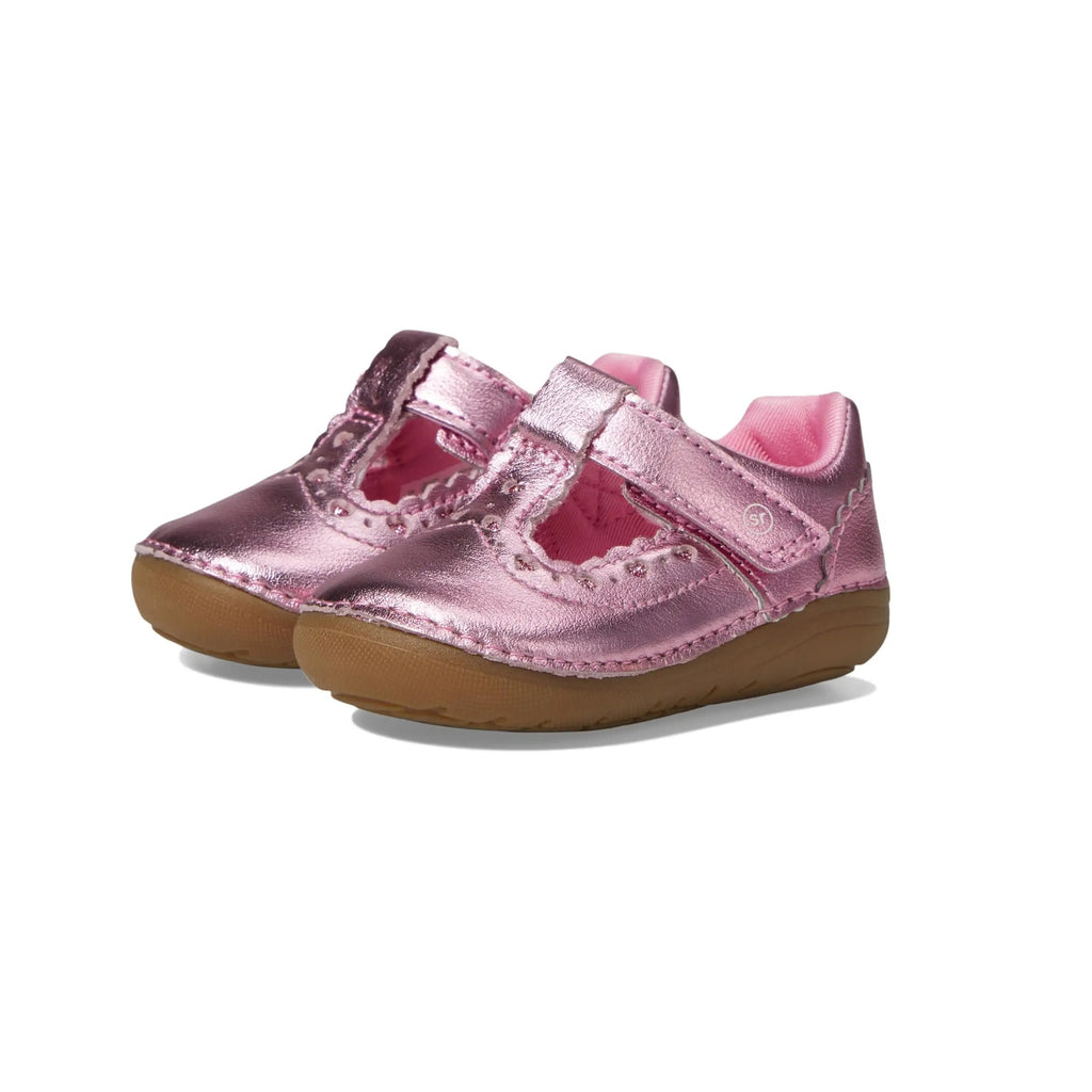 Stride Rite Little Girls Adira Mary Janes Size 4 Pink Fuchsia Toddler Shoes NIB
