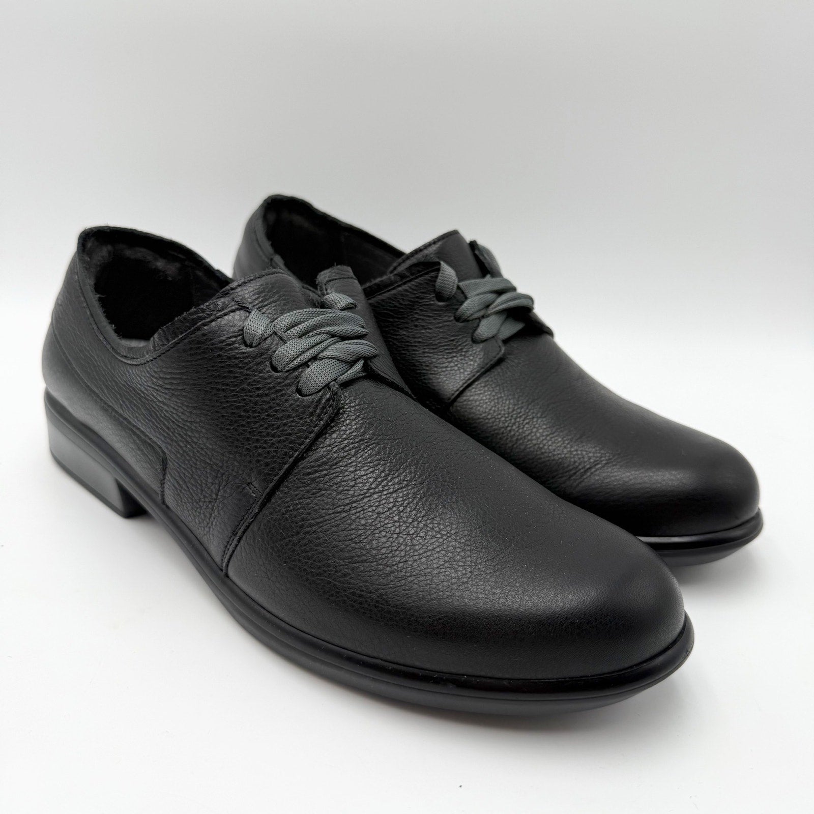 Naot Womens Blizzard Oxford Shoes US 9 EU 40 Black Leather NWOB