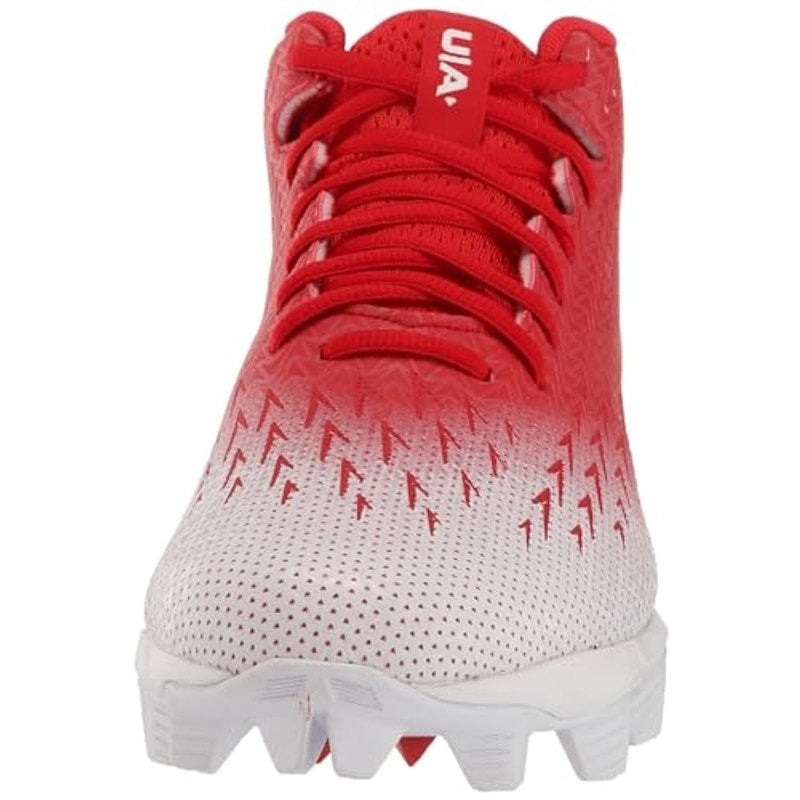 Under Armour Men's Spotlight Franchise RM Cleats Size 9.5 Red White NWOB