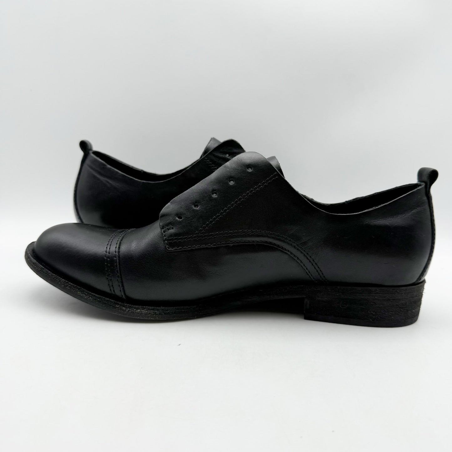 Kork-Ease Womens Rori Shoes US 9.5 M EU 40 Black Leather Slip On NIB