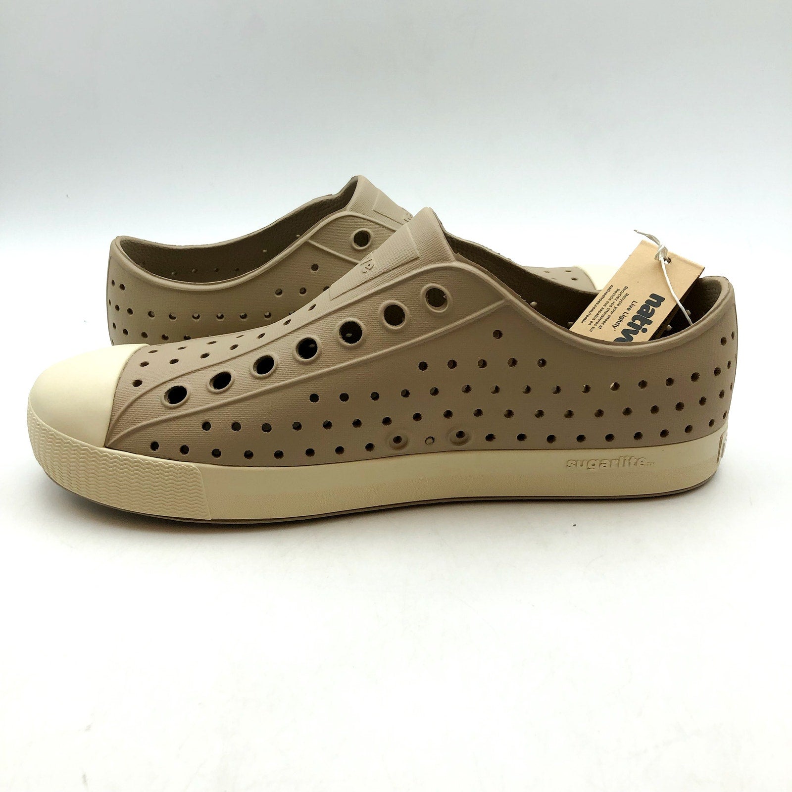 Native Womens Jefferson EVA Slip On Sneaker US 9 M EU 40 Brown Tan Shoes NIB