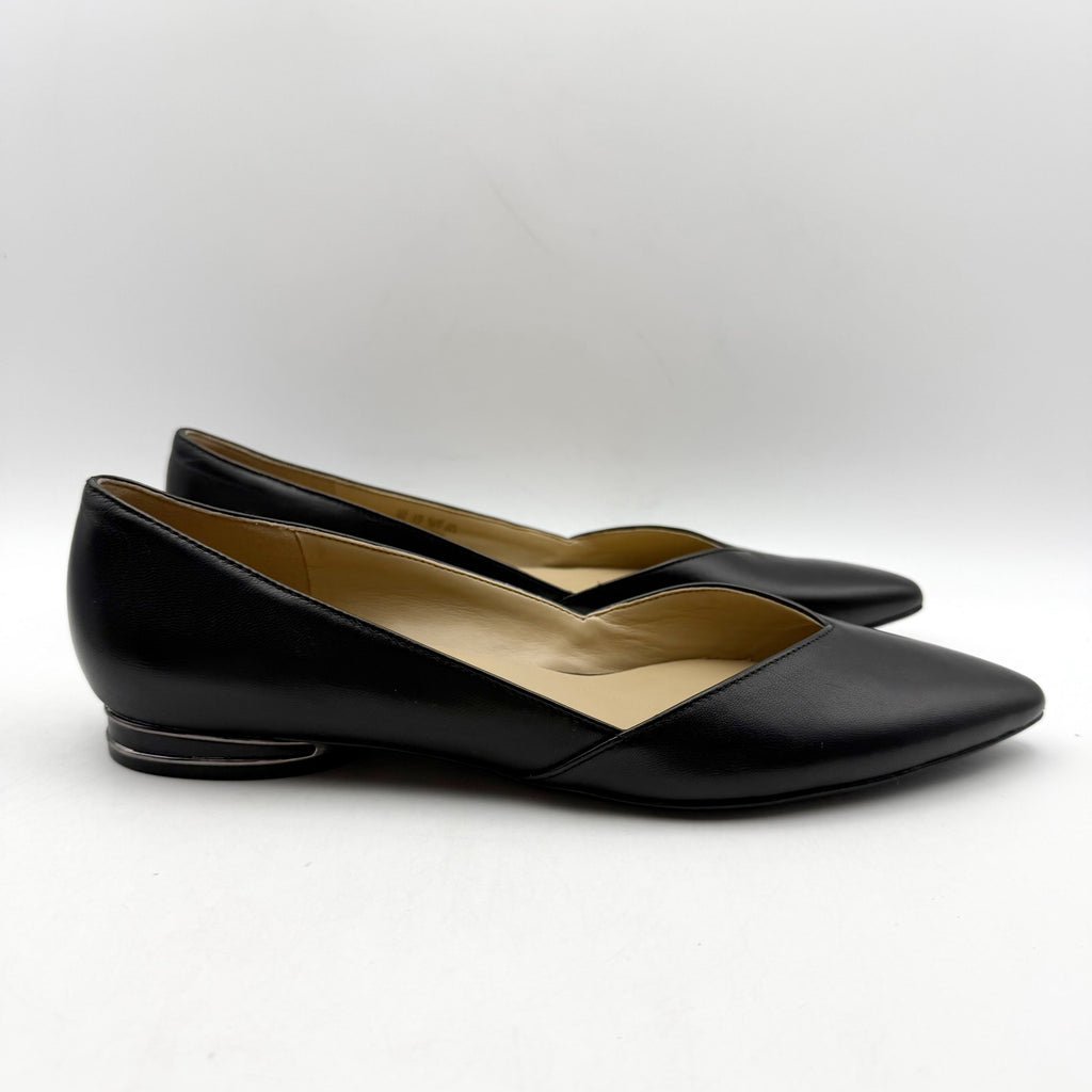 Naturalizer Womens Havana Flats Size 6 M EU 36 Black Leather NIB