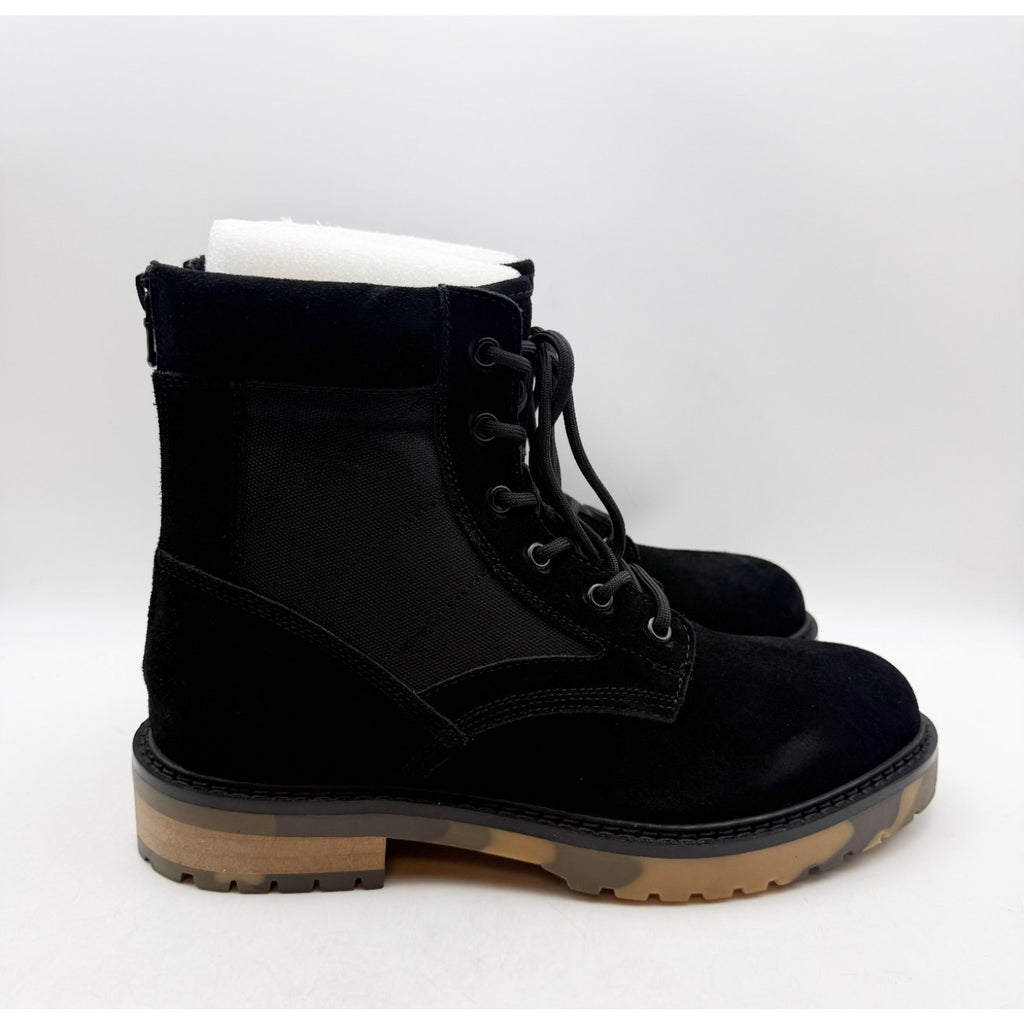 Saint Morta Mens Legion Ankle Combat Boots Size 8 EU 42 Black Suede NIB