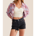 LEVIS Womens 501 Original Fit Shorts Size 30 US 10 Lunar Black 56327-0112 NWT