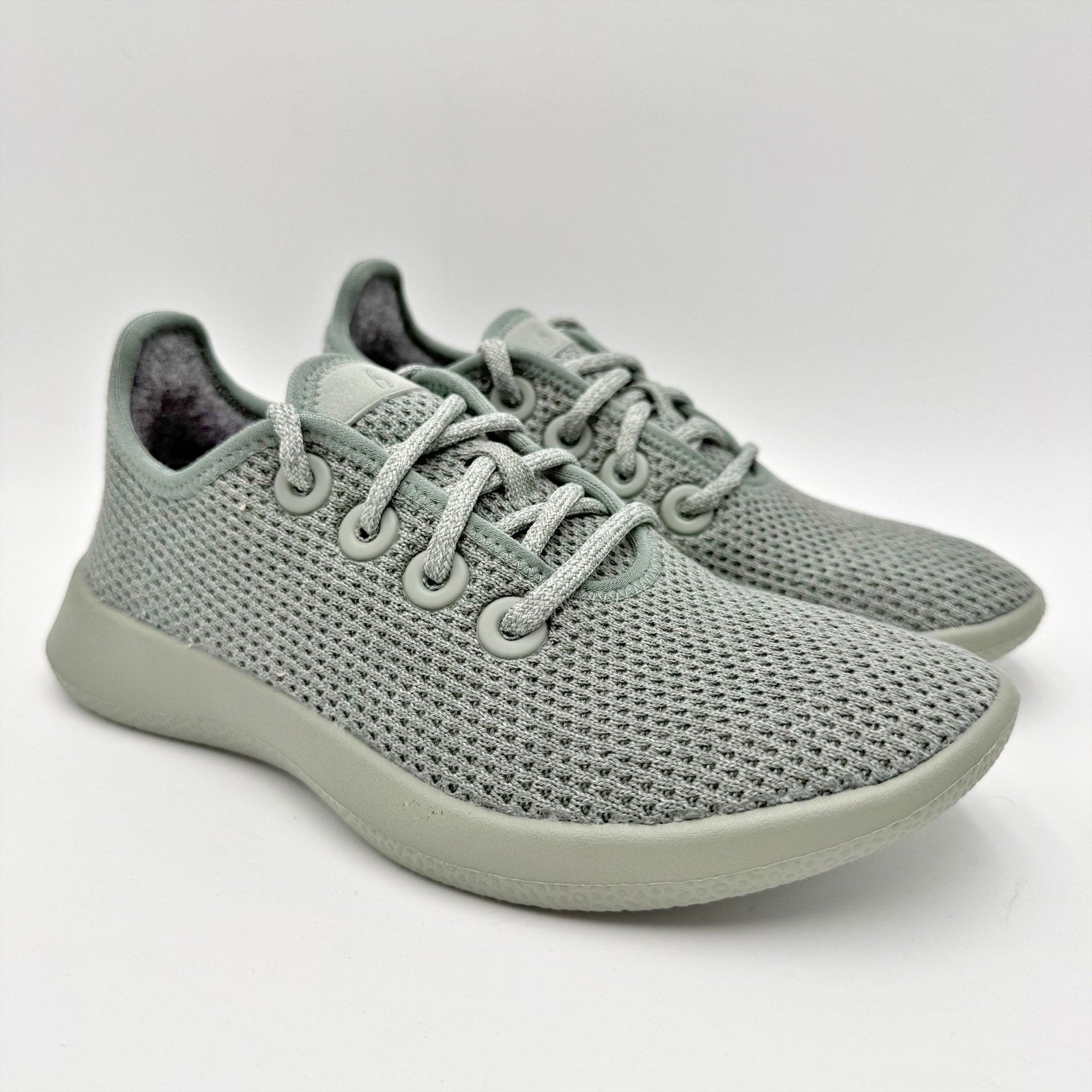 AllBirds Womens Tree Runner Casual Sneakers Size 5 Green Succulent Grey NIB