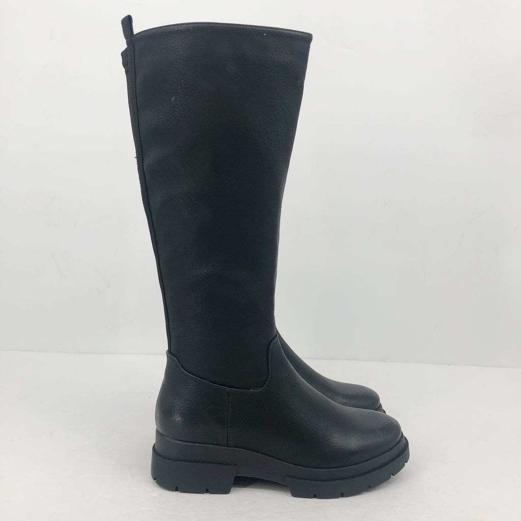 Soul Naturalizer Womens Orchid Calf High Boots US 6 M Wide Calf Black NWOB