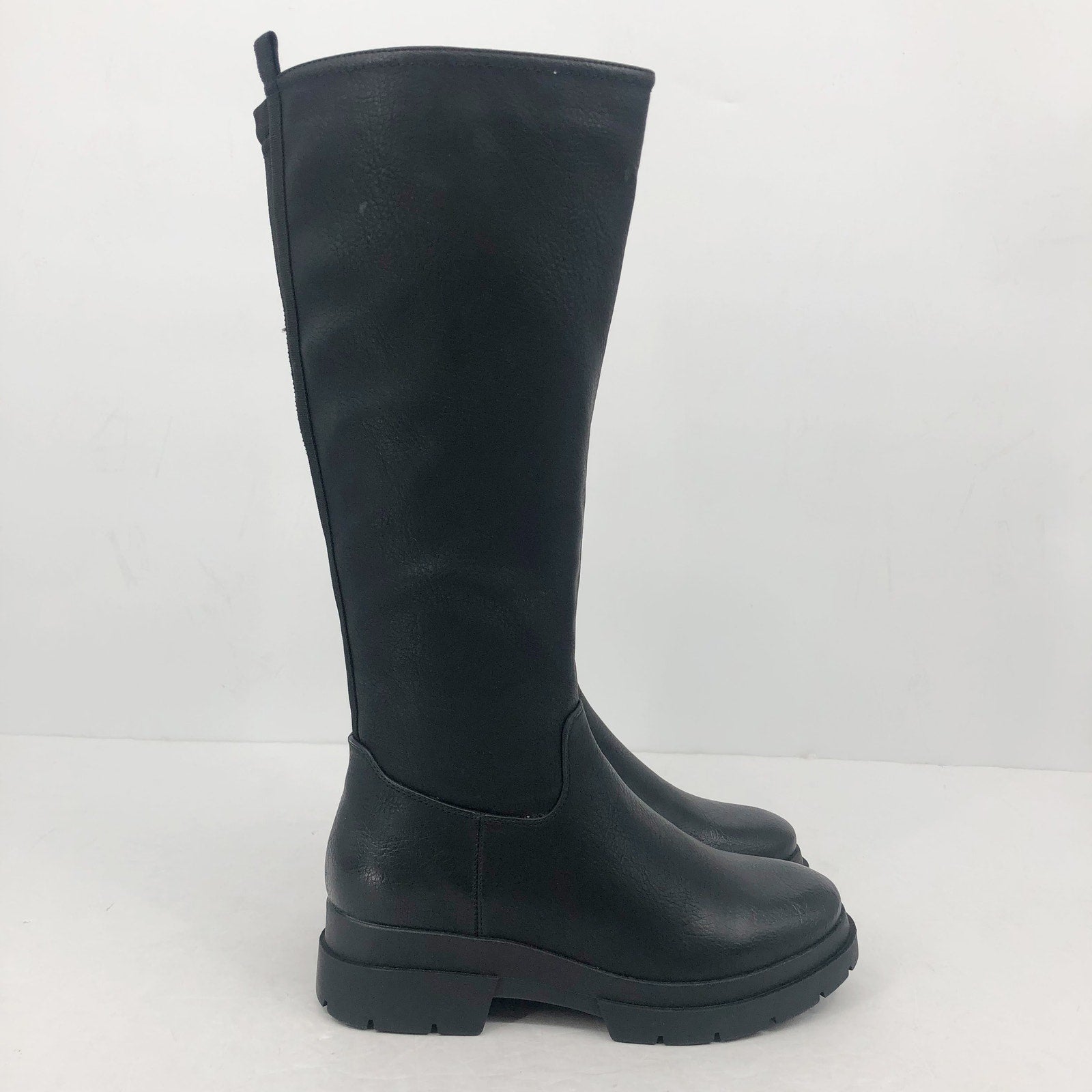 Soul Naturalizer Womens Orchid Calf High Boots US 6 M Wide Calf Black NWOB