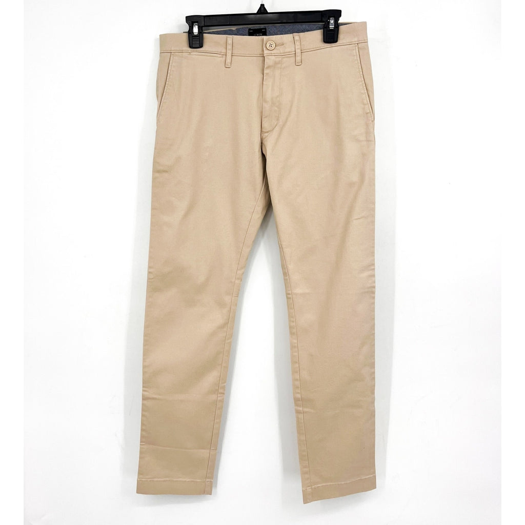 J.CREW Mens 484 Slim-fit Stretch Chino Pants 30x30 Tan Weathered Chino AR885 NWT