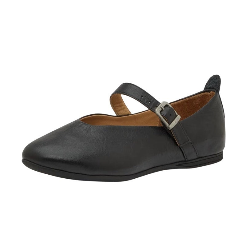 Miz Mooz Womens Kiki Mary Jane Flats EU 38 US 7.5-8 Black Leather NIB