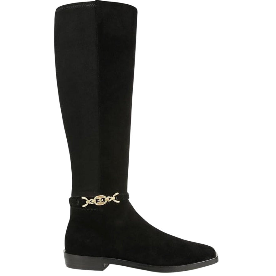 Sam Edelman Womens Clive Knee High Boots US 10.5 EU 41.5 Black Suede NIB