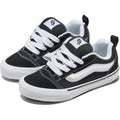 Vans Big Kids Knu Skool Casual Sneakers Youth Size 5 Black True White NIB