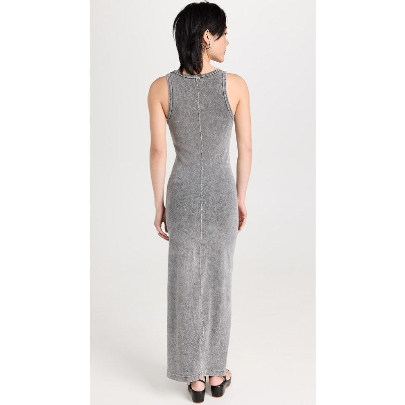 RE/DONE Women's Long Tank Dress LSD Grey SMALL