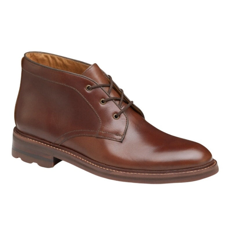Johnston & Murphy Mens Welch Chukka Boots US Size 12 EU 46 Brown Leather NIB