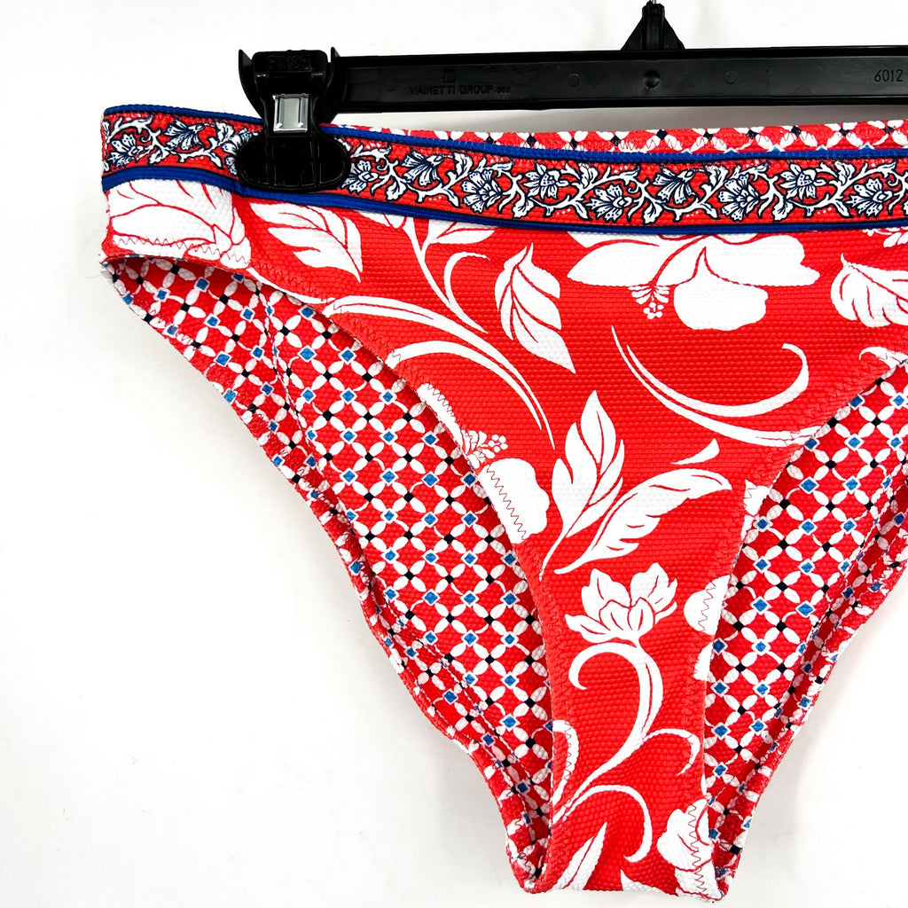 TOMMY BAHAMA Island Cays Fiori Hipster Bikini Bottom Medium Pink Reversible NWT