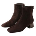 Sam Edelman Womens Paige Ankle Boots US 9 M Brown Suede NWOB