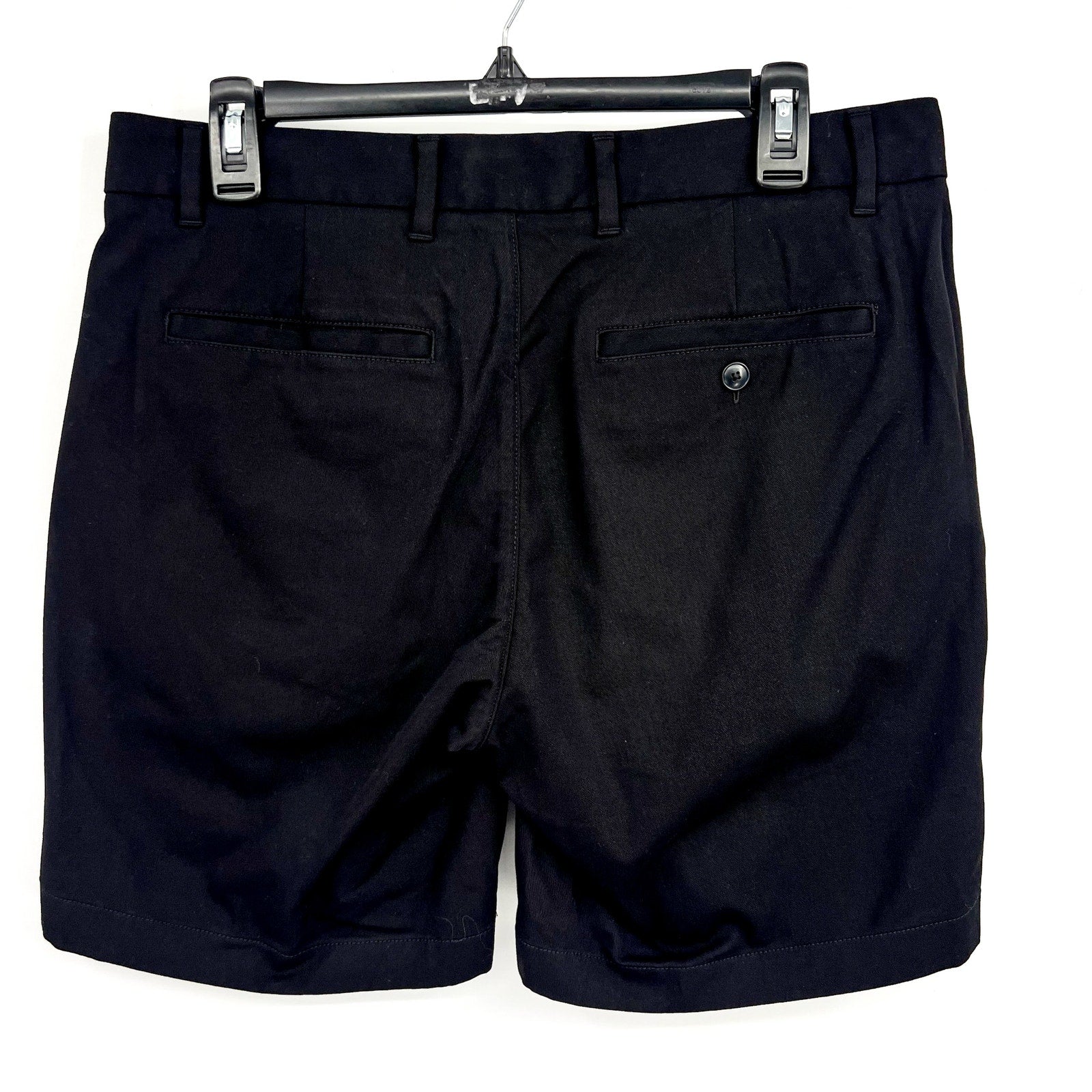 EVERLANE Men's The 7" Performance Chino Shorts Size 32 Black NWT
