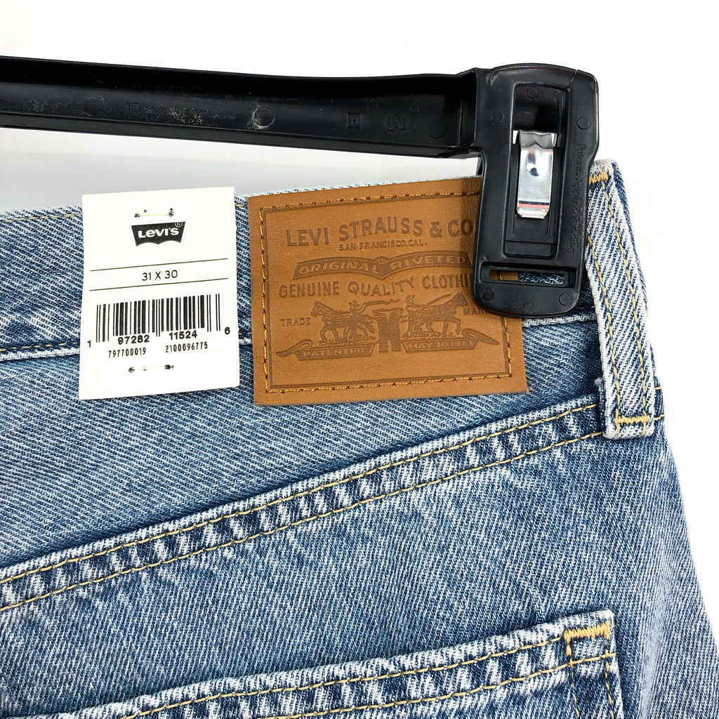 LEVI'S Womens Dad Straight Jeans 31x30 US 12 Blue Far and Wide NWT 79770-0019