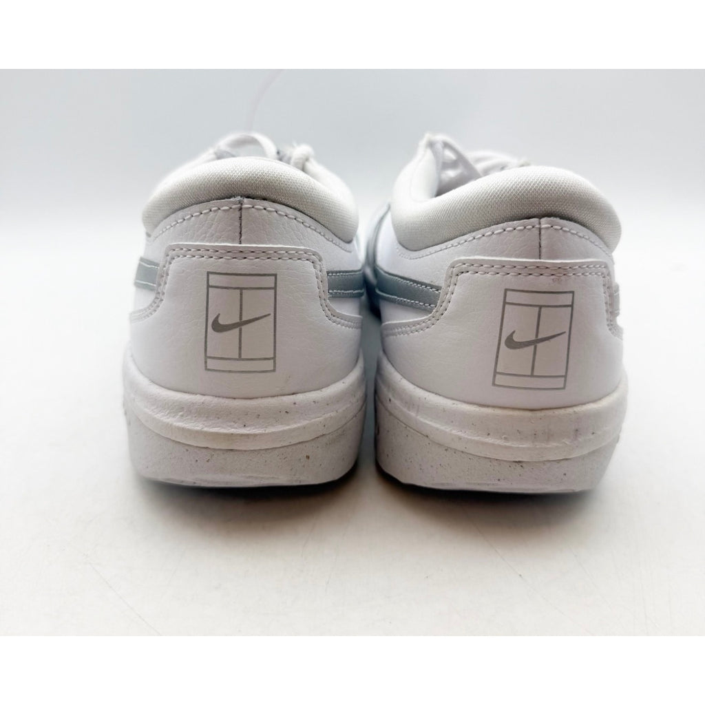 NIKE Womens Zoom Court Lite 3 Athletic Shoes US 8.5 White Silver DH1042 NIB