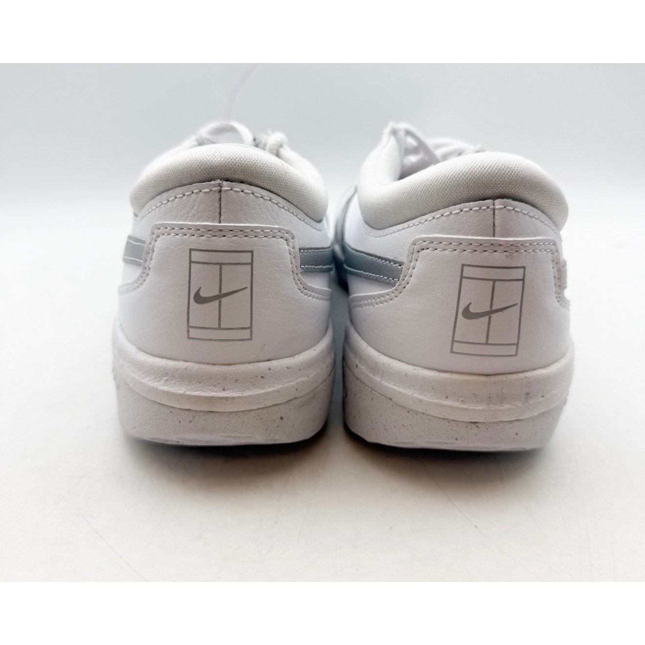 NIKE Womens Zoom Court Lite 3 Athletic Shoes US 8.5 White Silver DH1042 NIB
