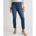 MADEWELL Women's Stovepipe Jeans Size 24 Blue Auraria Slim Straight Ankle NWT