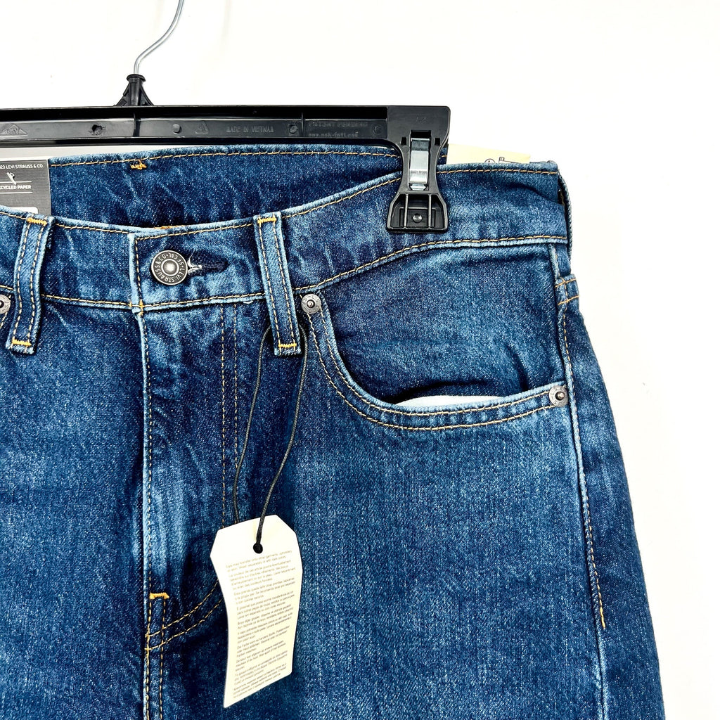 Levi's Men's 505 Regular Fit Jeans 30X30 Dark Blue Wash 00505-0000 NWT