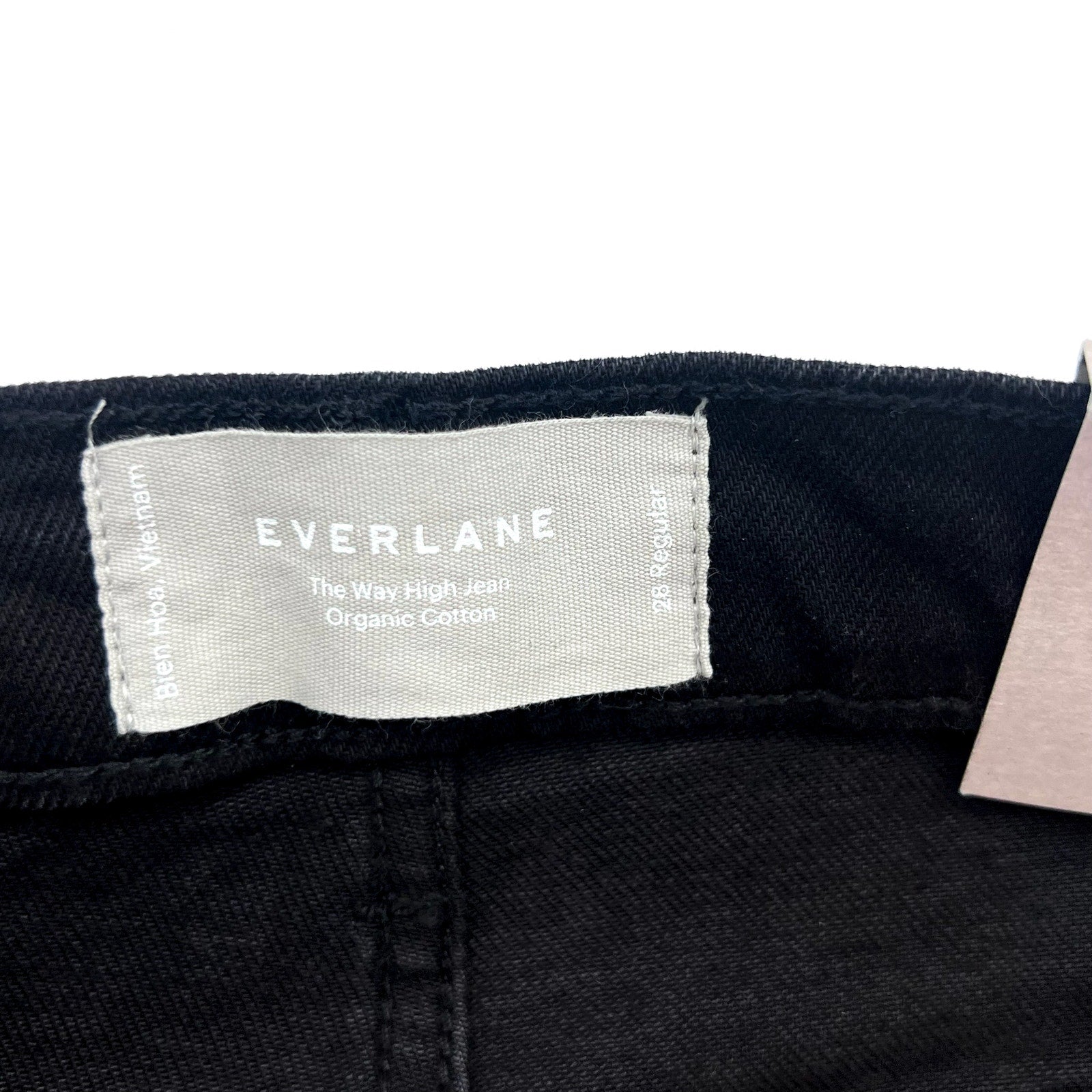 EVERLANE Women's The Way-High Jeans 28x27 US 6 Black Coal Straight Leg NWT
