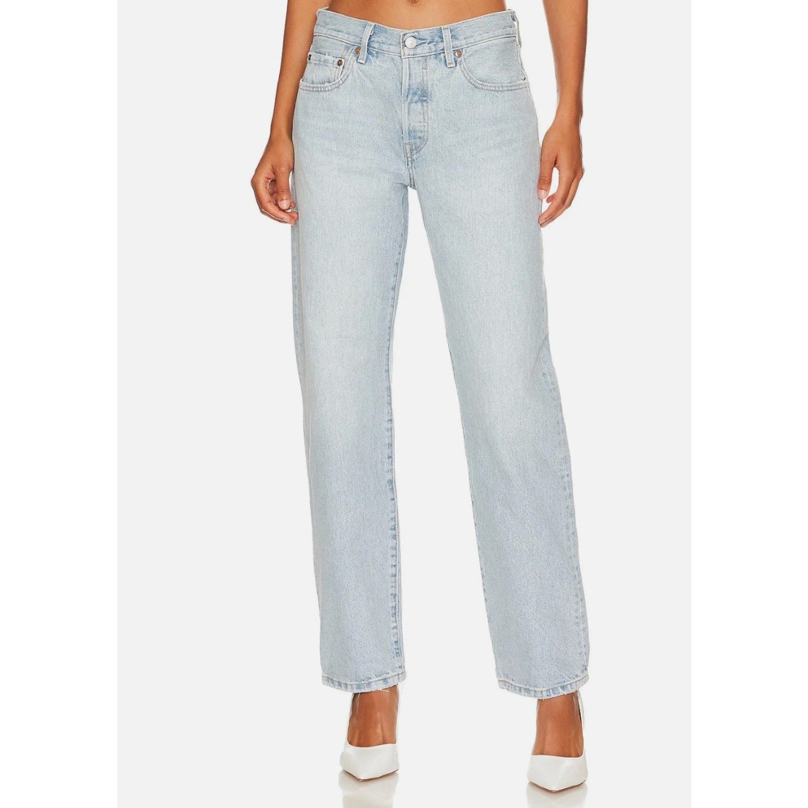 LEVI'S Womens 501 ‘90s Straight Jeans 24x30 Size 00 Ever Afternoon A19590011 NWT