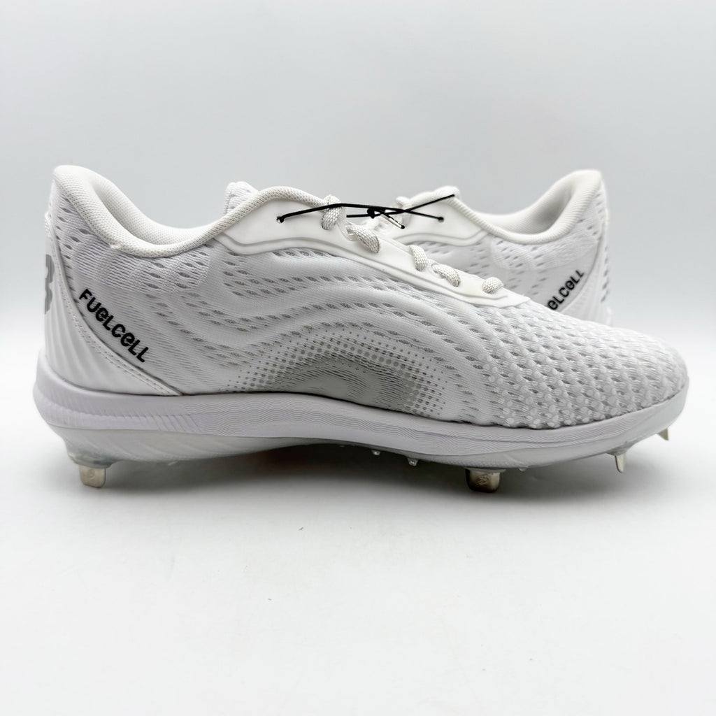 New Balance Mens FuelCell 4040v7 Cleats Size 12 White Black Metal Baseball NWOB