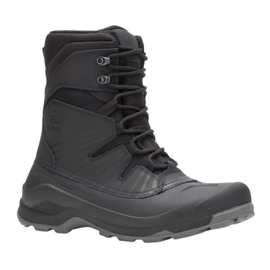 Kamik Mens Iceland Snow Boots US 12 EU 45 Black Grey Waterproof NWOB