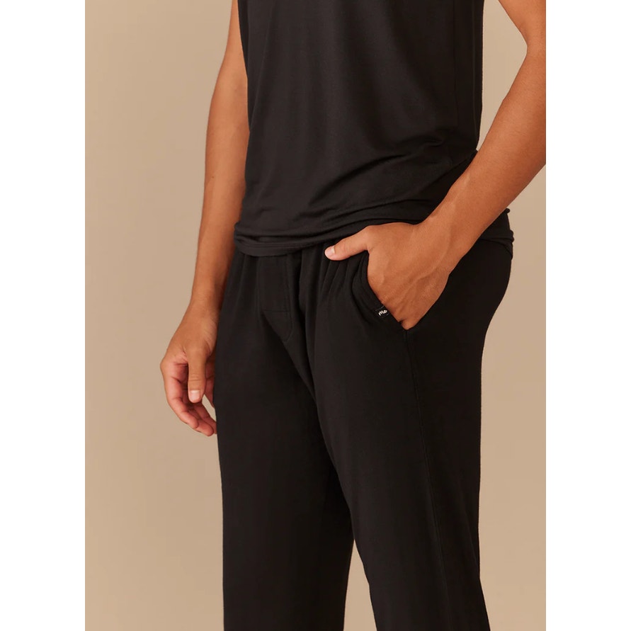 MEUNDIES Men's Modal Lounge Pants XL Black MicroModal NWT