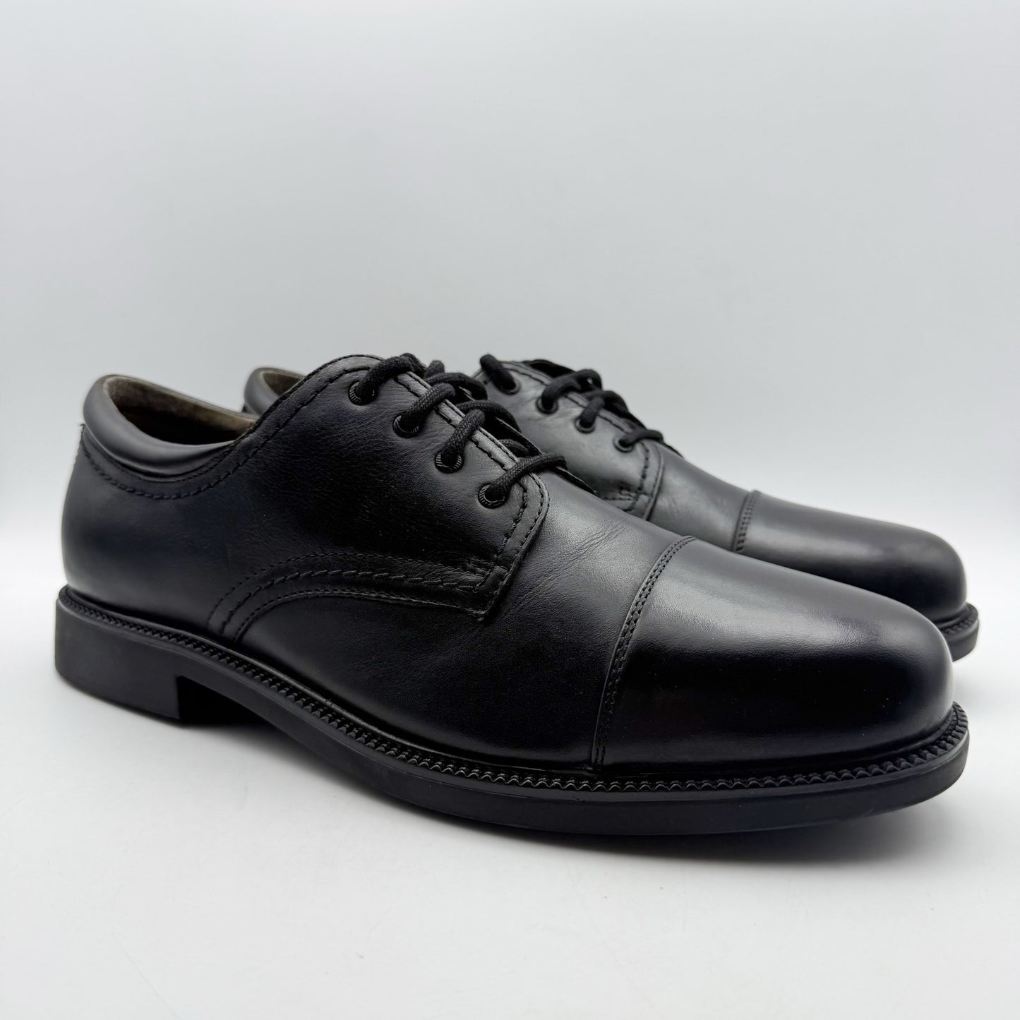 Dockers Mens Gordon Cap Toe Oxford Shoes US 14 M EU 48 Black Leather NIB