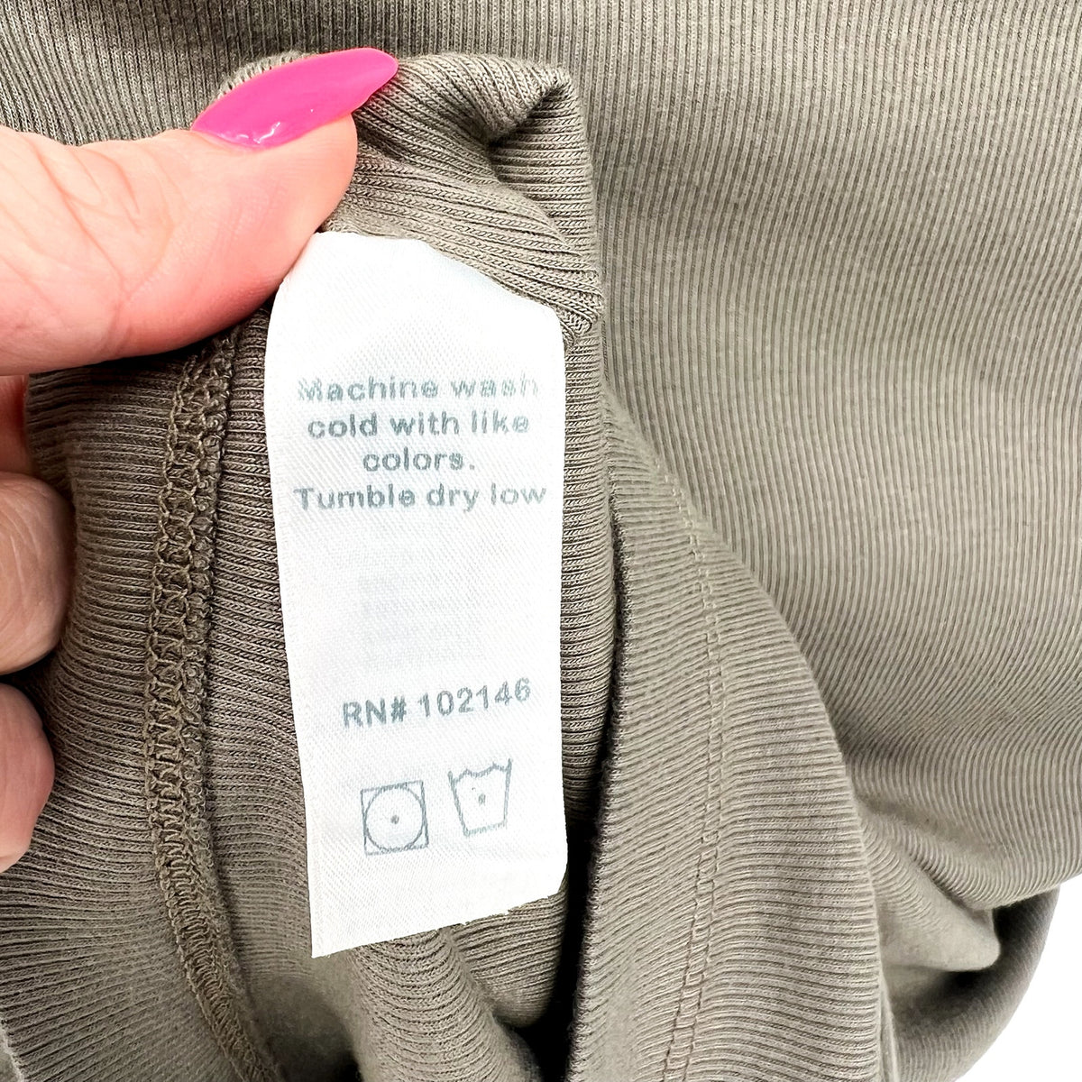 MICHAEL STARS Womens Ricci T-Shirt Dress Small Olive Green Short Sleeve NWT