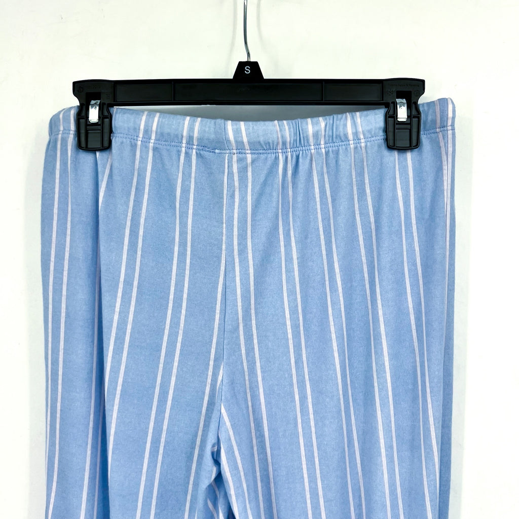 HONEYDEW Star Seeker Brushed Jersey Pajama Set Small Blue Moonstruck Stripe NWT
