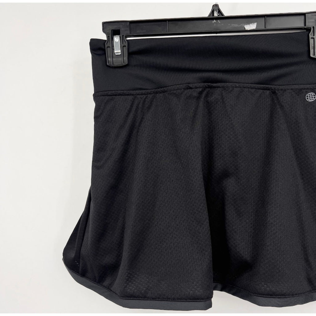 ADIDAS Women's Club Tennis Skirt XS Black Inner Short Skort NWT