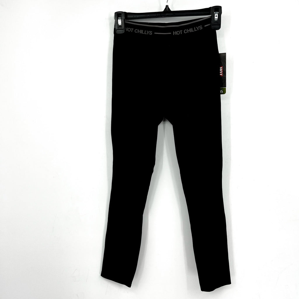 HOT CHILLYS Youth Boy's Peach Skins Base Layer Bottom Medium Black NWT