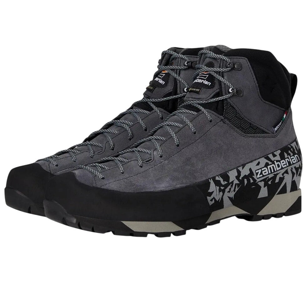 Zamberlan Mens Salathe' Trek GTX RR Hiking Boots US 13 EU 45 Grey Suede WP NWOB