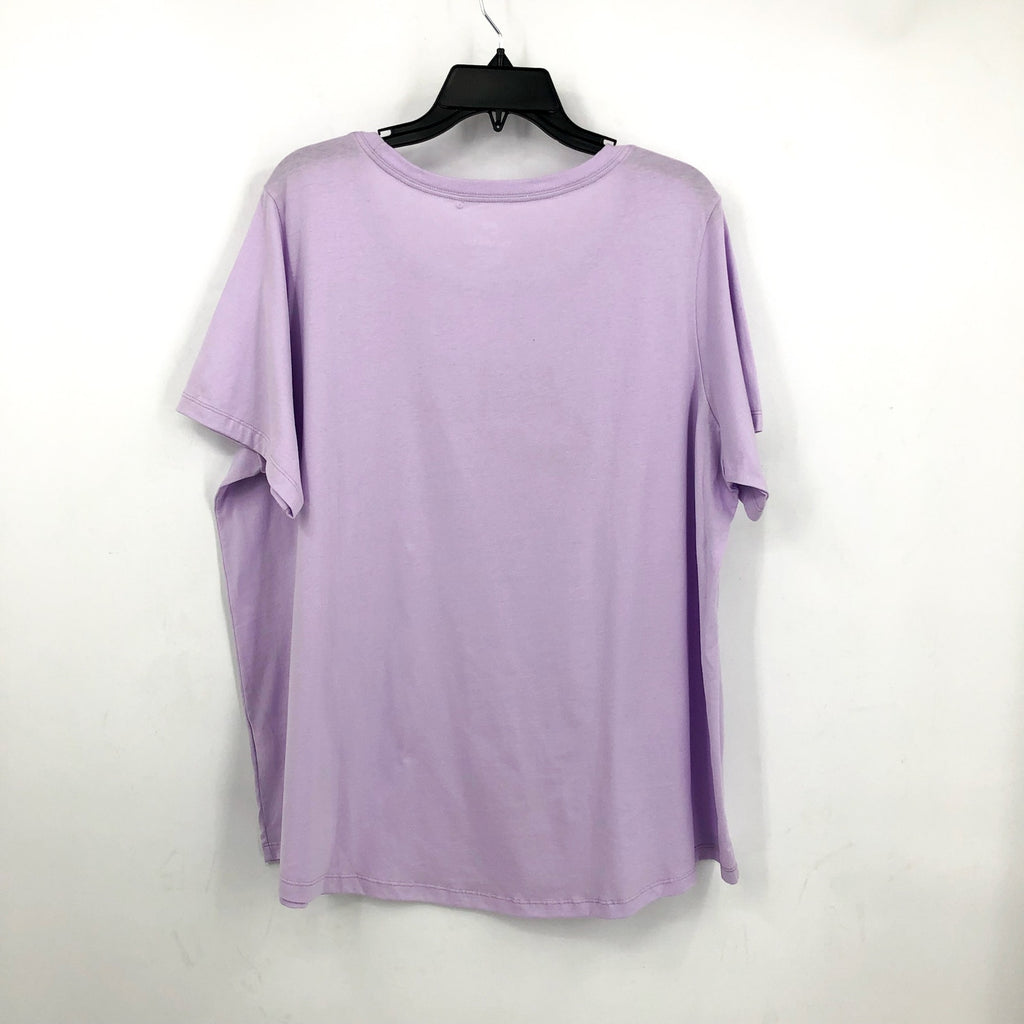 NIKE Women's Club Essentials Logo T-shirt 1X Beyond Pink White 100% Cotton NWOT