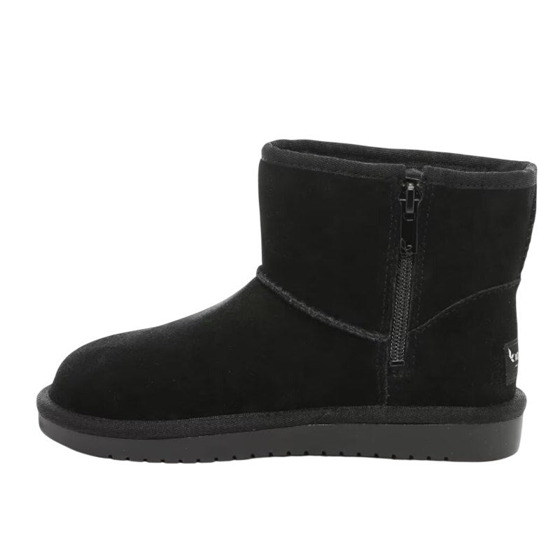Koolaburra by UGG Kids Koola Mini Boot Baby Toddler Size 7 Black Suede NWOB