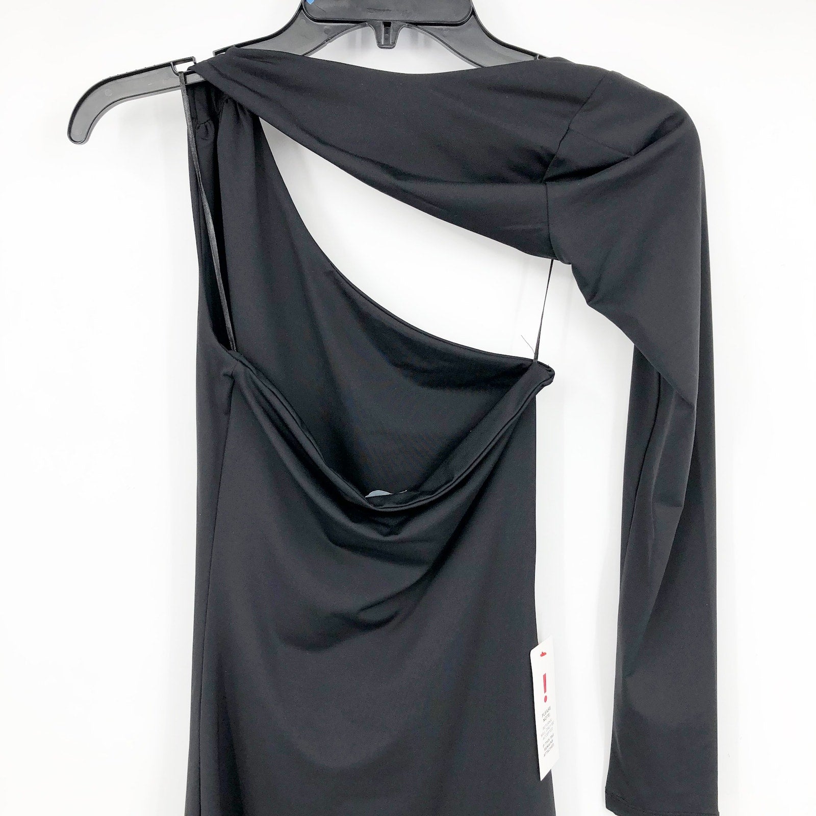 BARDOT Women's Londyn Mini Dress Small Black Cut Out Stretch Bodycon NWT