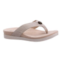 Spenco Waco Women's Laguna Ellie Flip Flop Sandal Size 5.5 WIDE Cloud Beige NIB