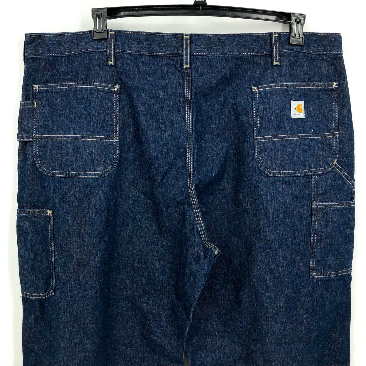 CARHARTT Flame-Resistant Signature Denim Dungarees 48x34 Blue Jeans FR13 NWOT