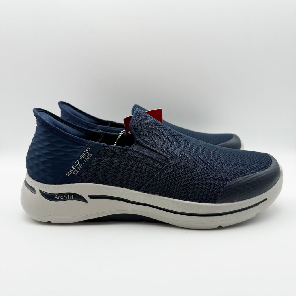Skechers Mens Performance GO Walk Arch Fit Slip In Sneakers US 9.5 XW Blue NIB