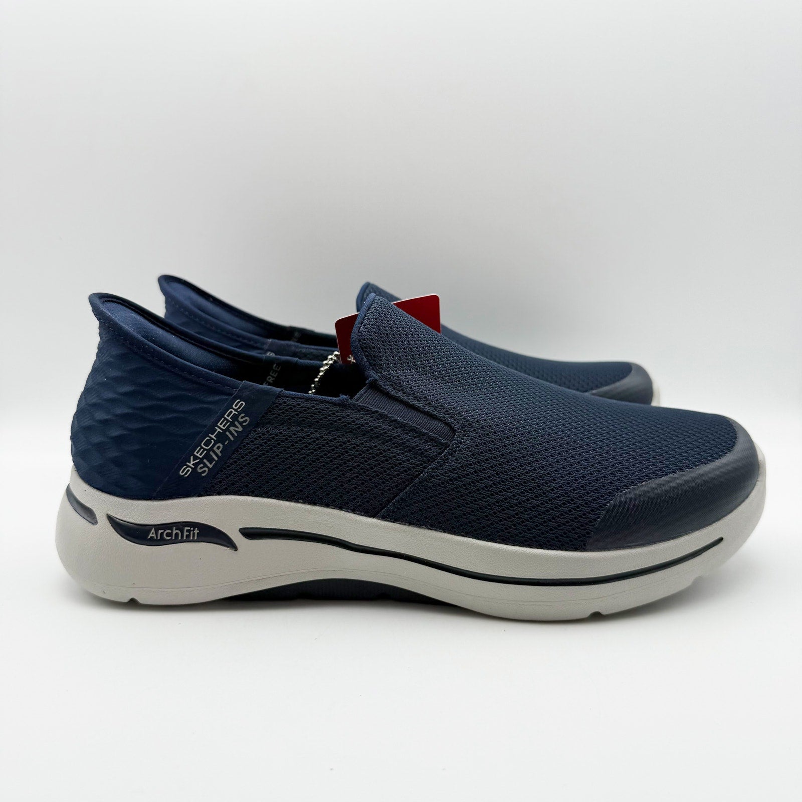 Skechers Mens Performance GO Walk Arch Fit Slip In Sneakers US 9.5 XW Blue NIB