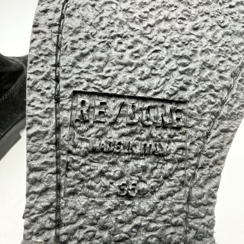 RE/DONE Womens 60s Camarguaise Ankle Boots EU 35 US 5 Black Suede NWOB