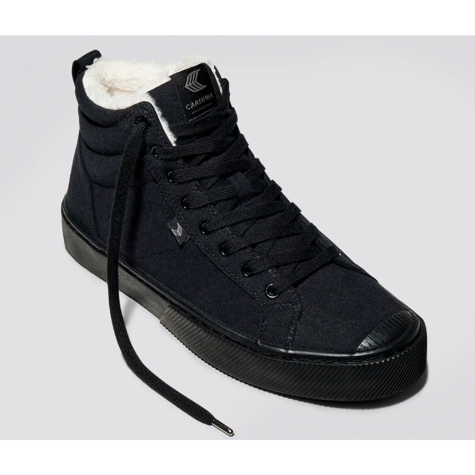 Cariuma OCA Therma High Sneaker Boots Mens 8.5 Womens 10 Black Suede NIB