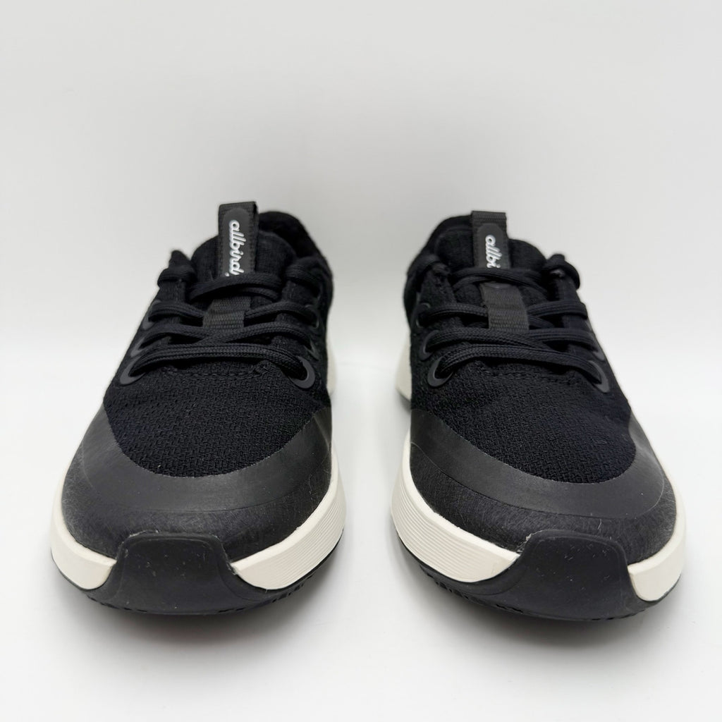 AllBirds Womens Runner Protect Low Sneakers Size 6.5 Black White Athletic NWOB
